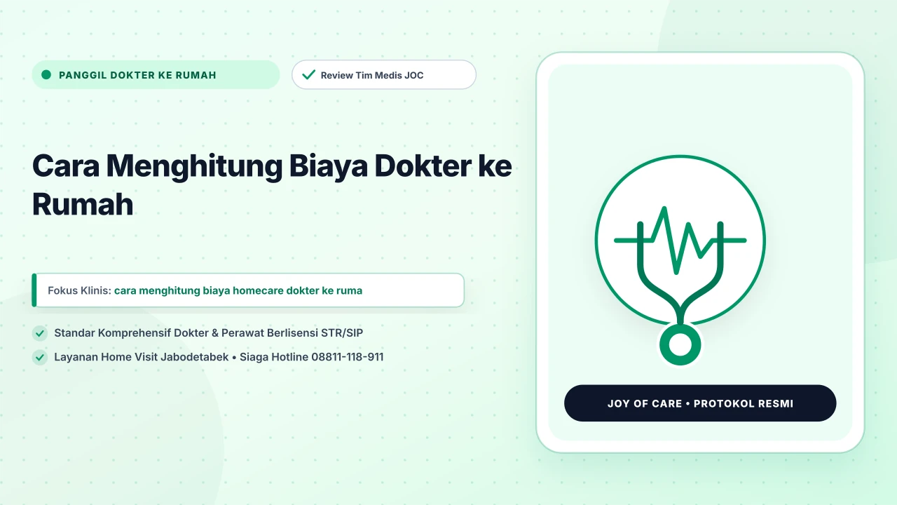 Cara Menghitung Biaya Dokter ke Rumah