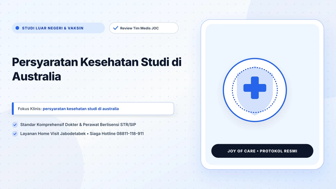 Persyaratan Kesehatan Studi di Australia