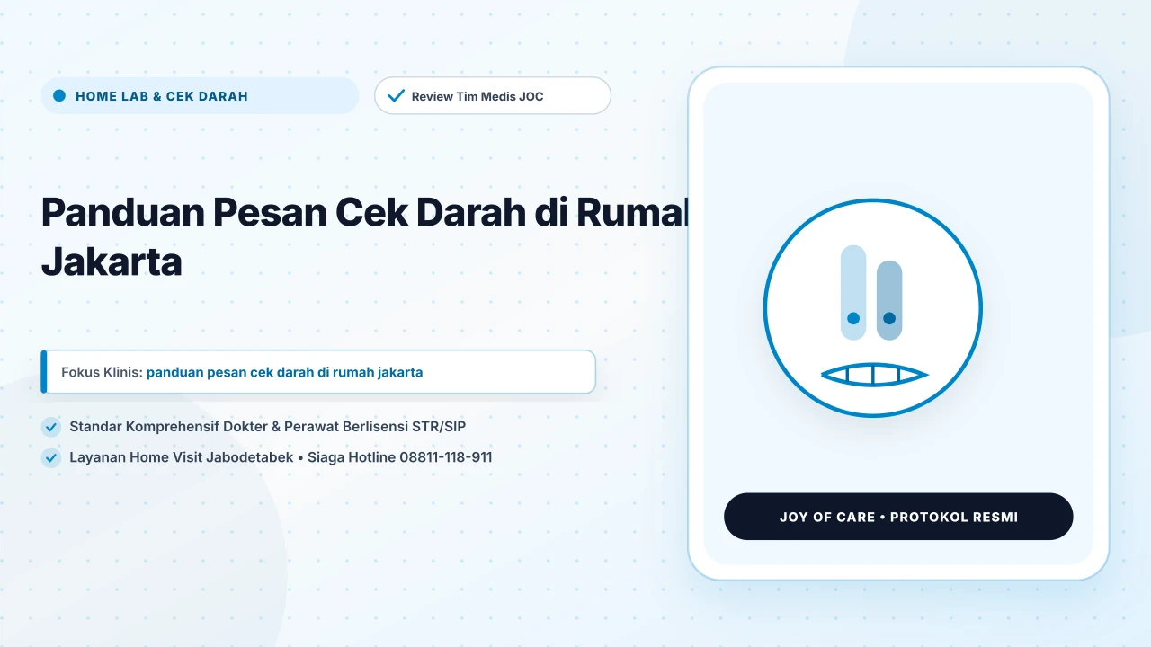 Panduan Pesan Cek Darah di Rumah Jakarta
