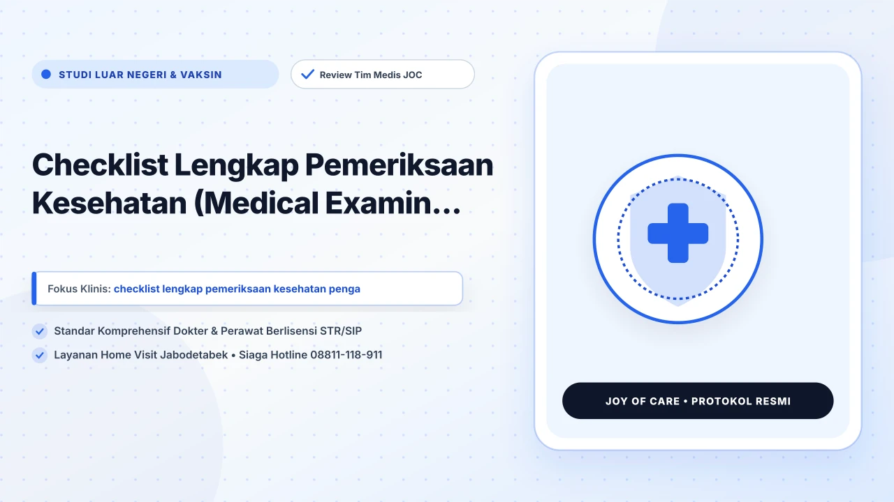 Checklist Lengkap Pemeriksaan Kesehatan (Medical Examin...