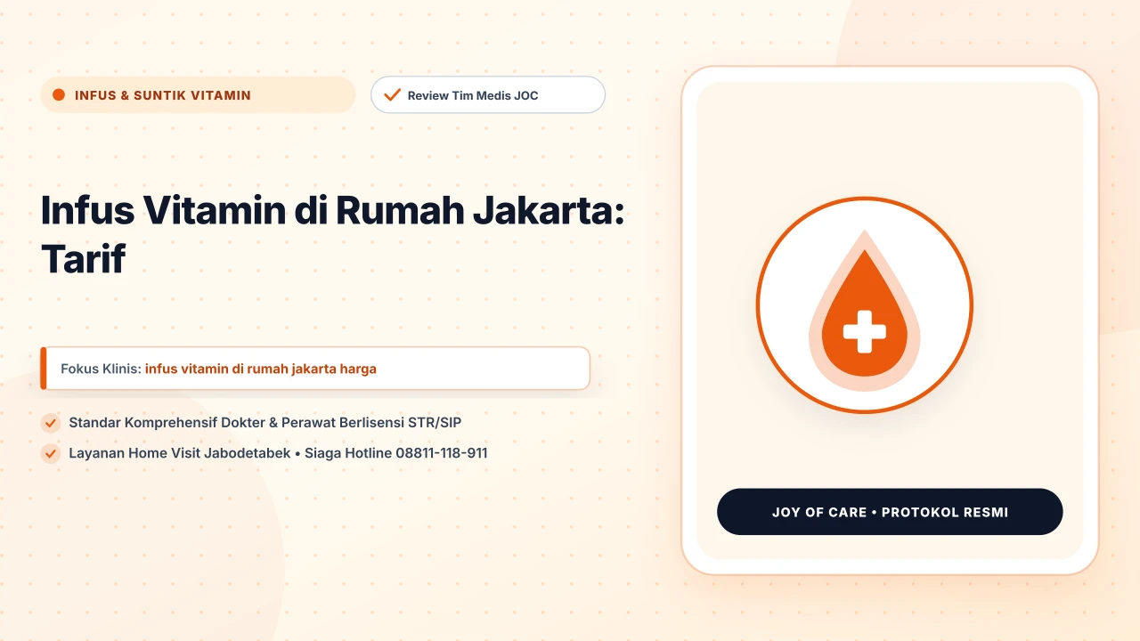 Infus Vitamin di Rumah Jakarta: Tarif