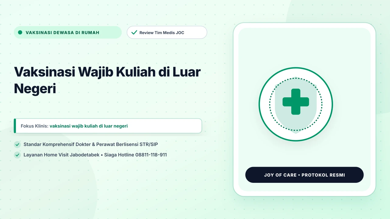 Vaksinasi Wajib Kuliah di Luar Negeri