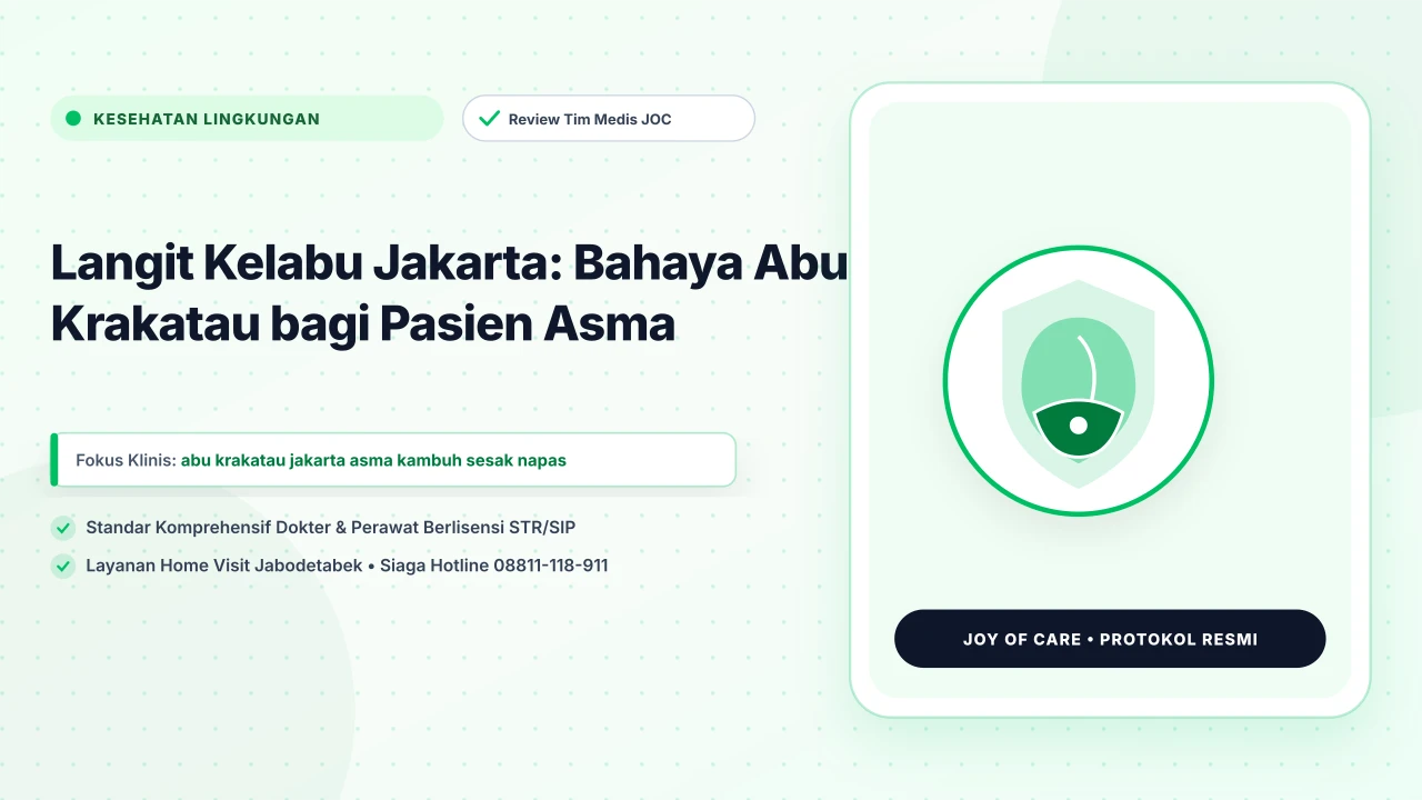 Langit Kelabu Jakarta: Bahaya Abu Krakatau bagi Pasien Asma