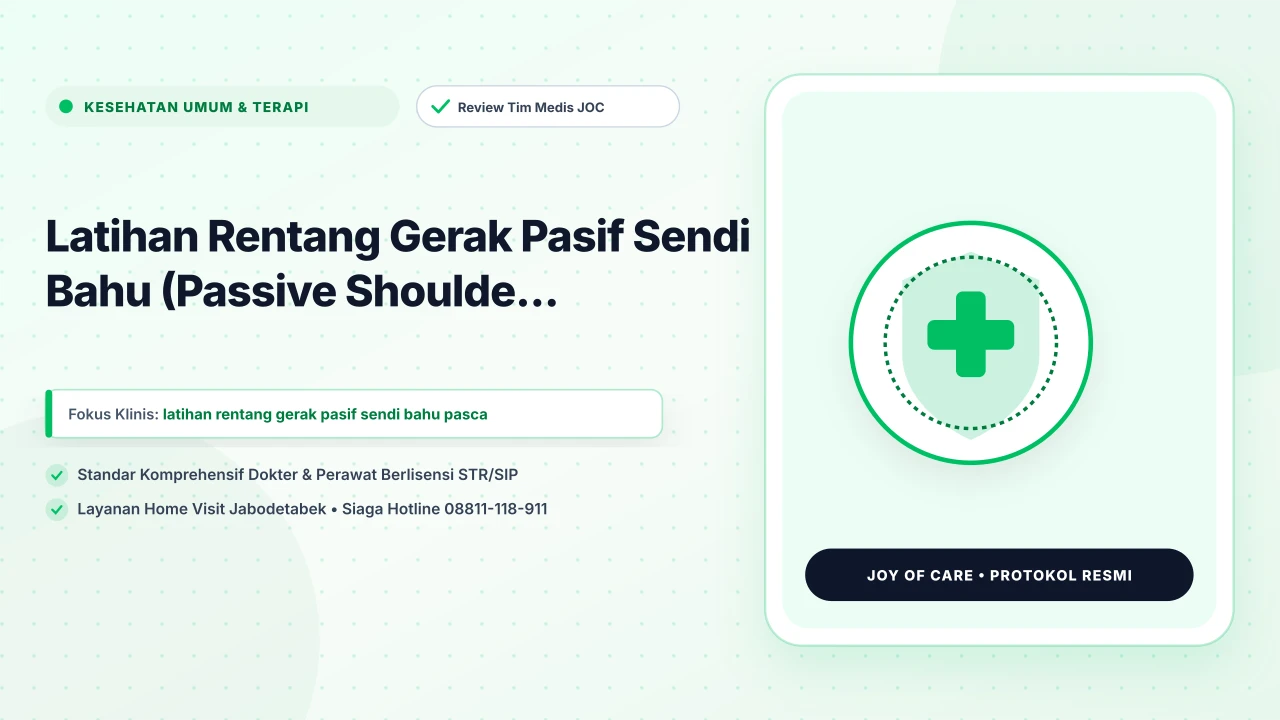 Latihan Rentang Gerak Pasif Sendi Bahu (Passive Shoulde...