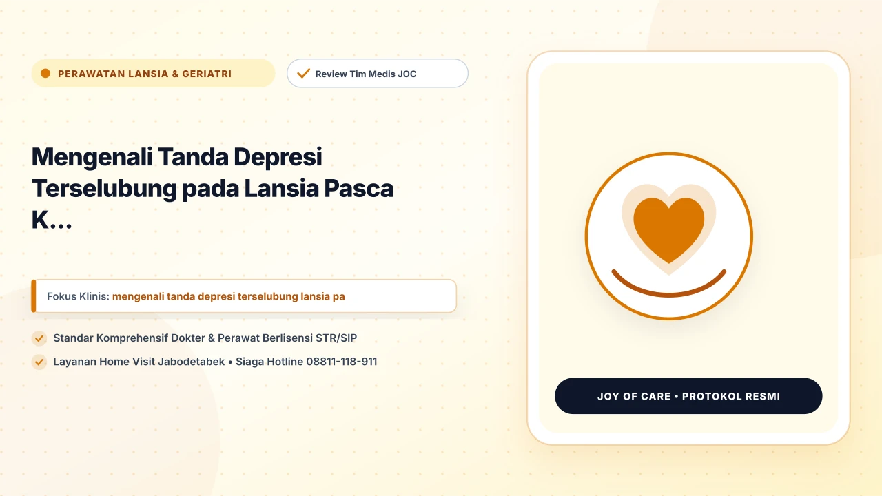Mengenali Tanda Depresi Terselubung pada Lansia Pasca K...