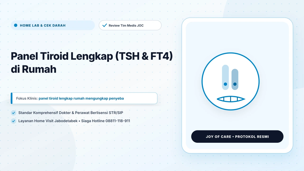 Panel Tiroid Lengkap (TSH & FT4) di Rumah