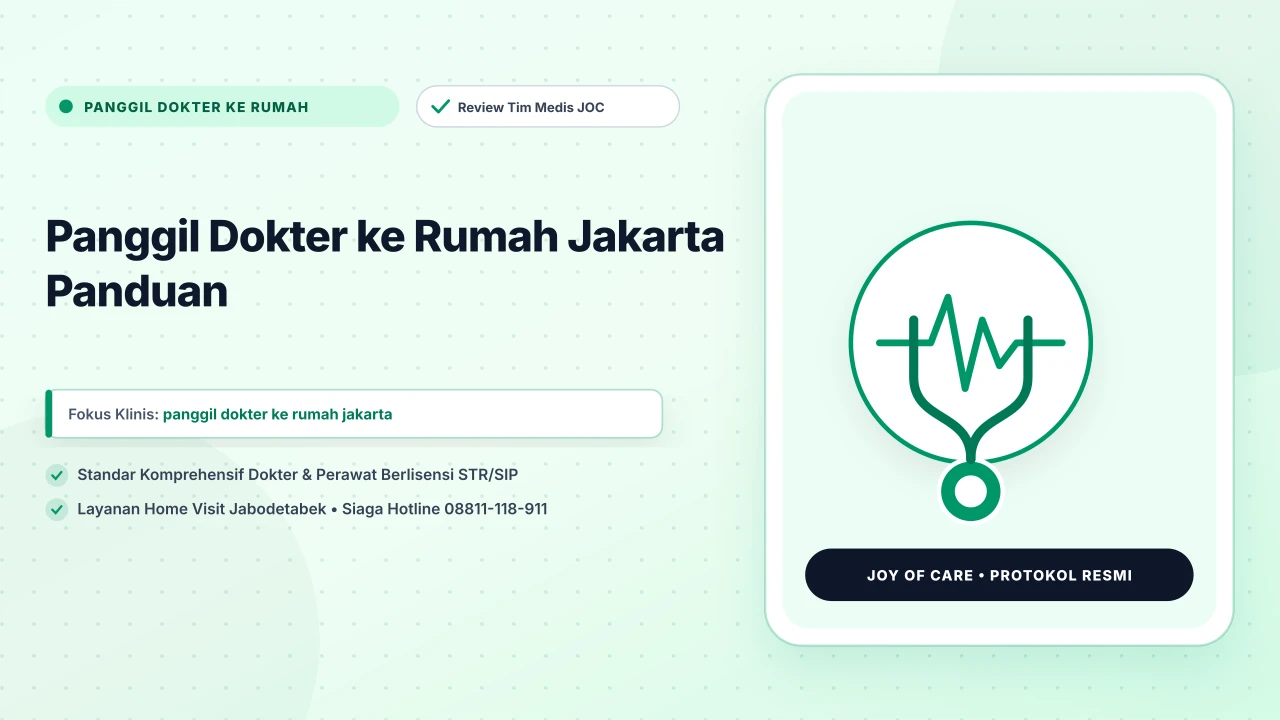 Panggil Dokter ke Rumah Jakarta Panduan