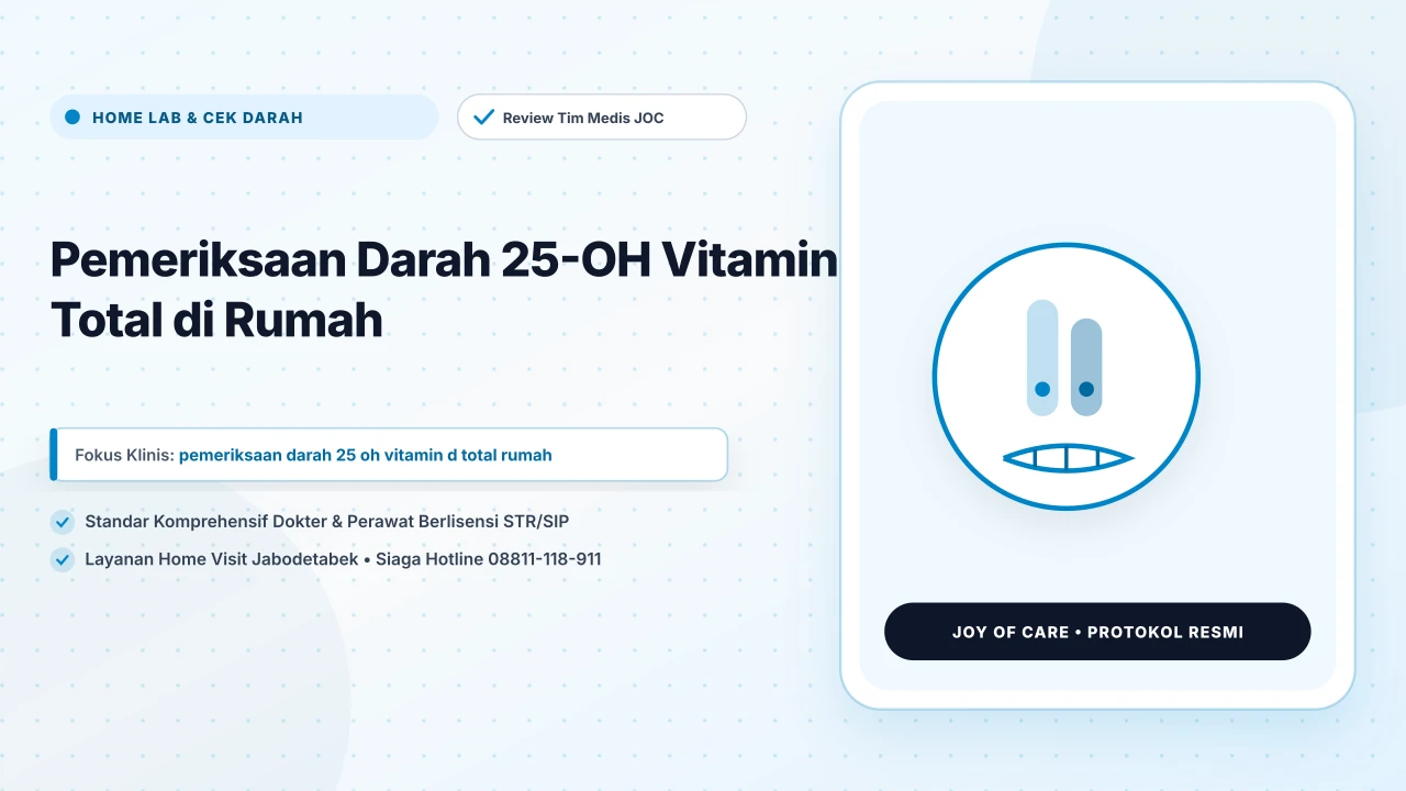 Pemeriksaan Darah 25-OH Vitamin D Total di Rumah