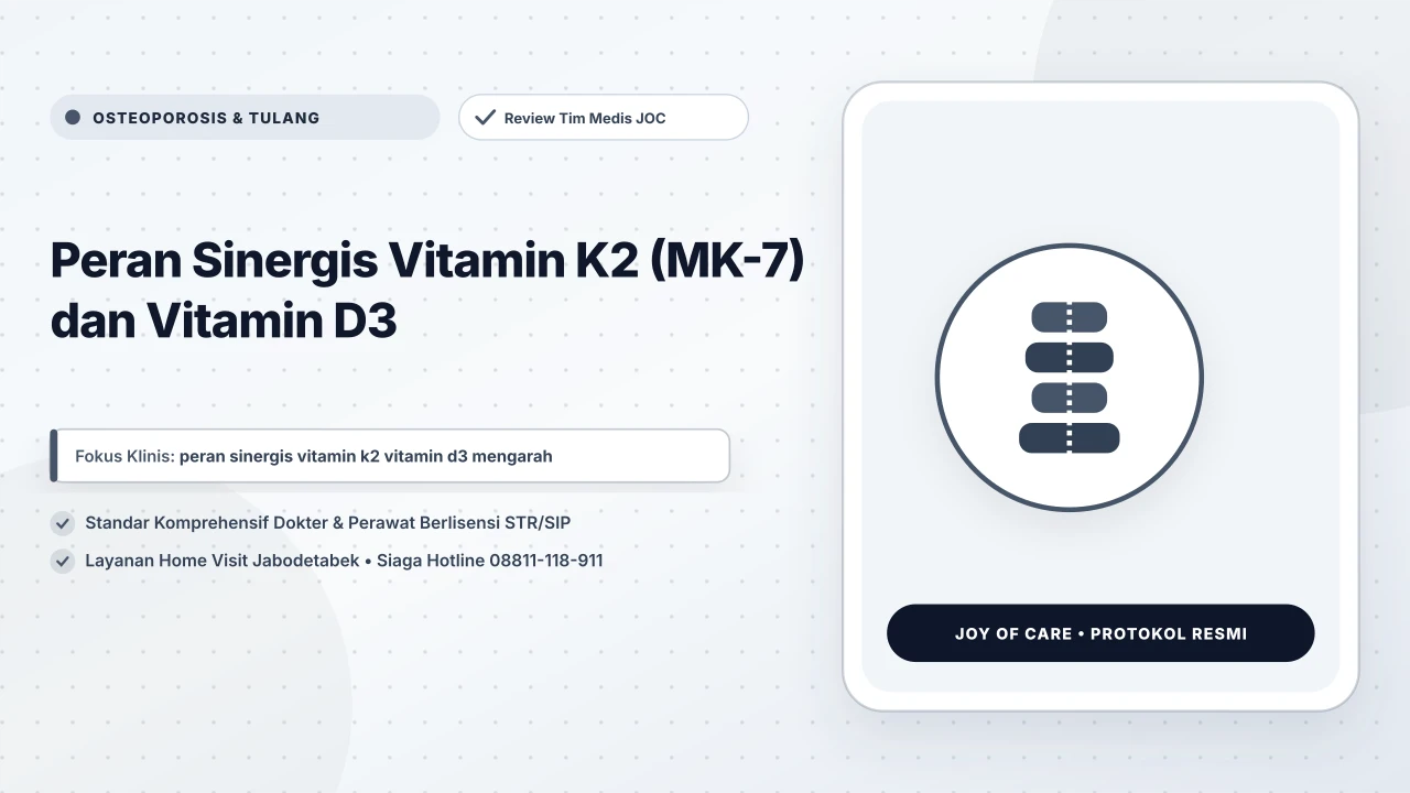 Peran Sinergis Vitamin K2 (MK-7) dan Vitamin D3