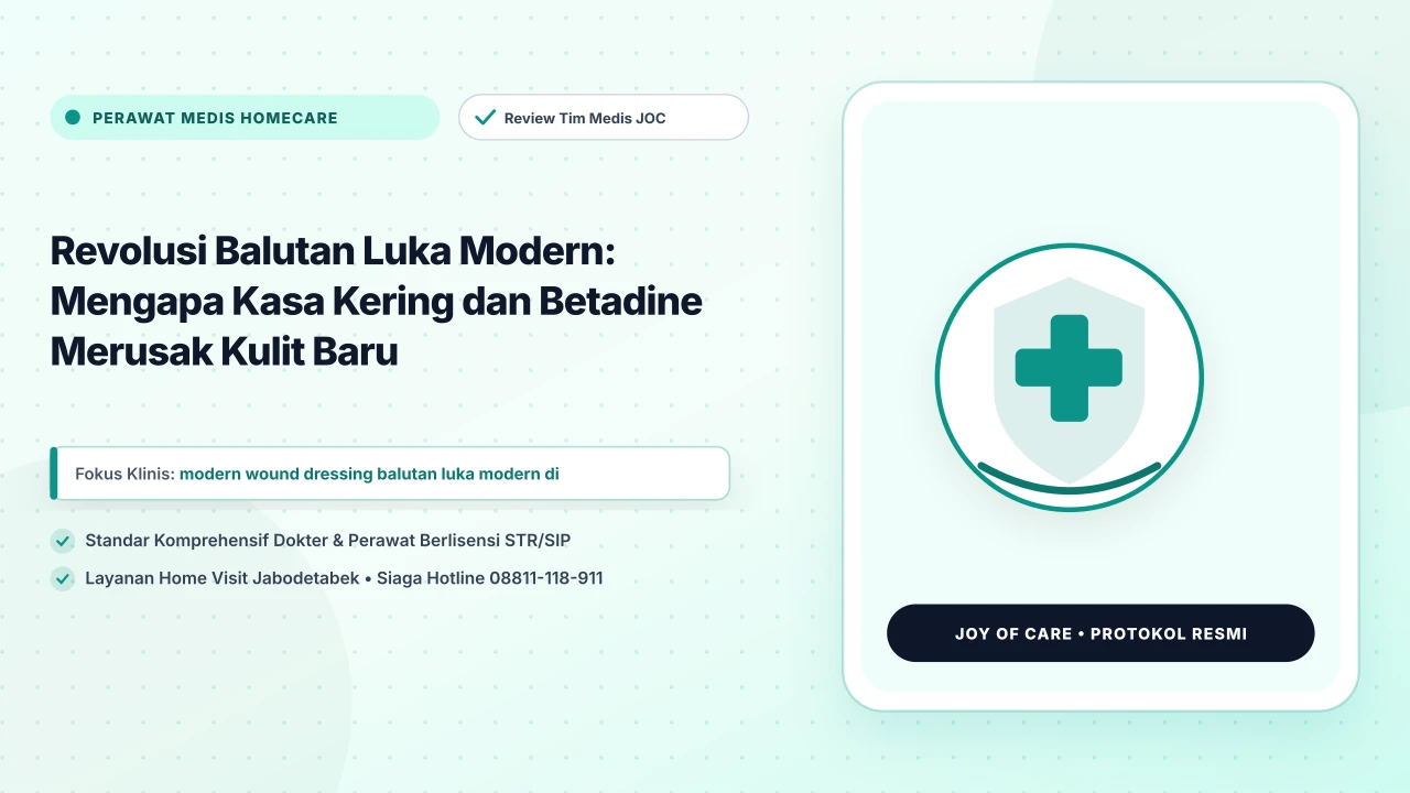 Revolusi Balutan Luka Modern: Mengapa Kasa Kering dan Betadine Merusak Kulit Baru