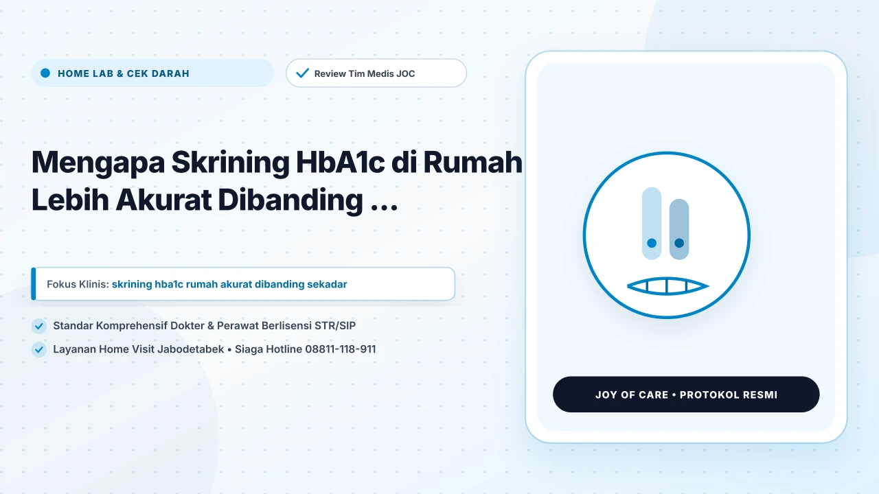 Mengapa Skrining HbA1c di Rumah Lebih Akurat Dibanding ...