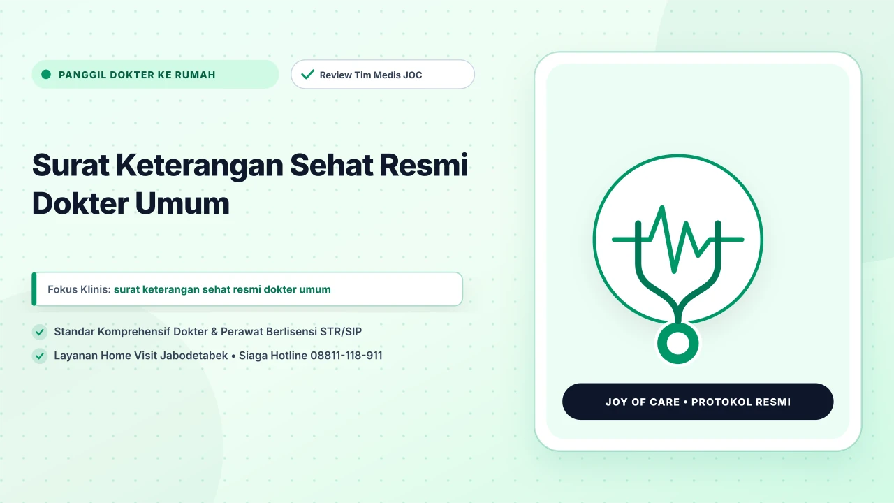 Surat Keterangan Sehat Resmi Dokter Umum