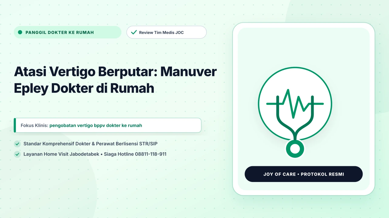 Atasi Vertigo Berputar: Manuver Epley Dokter di Rumah