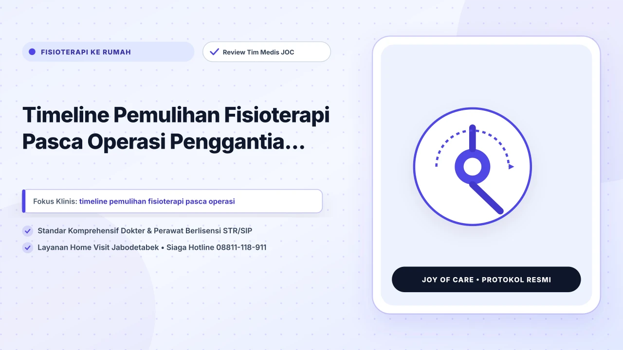 Timeline Pemulihan Fisioterapi Pasca Operasi Penggantia...