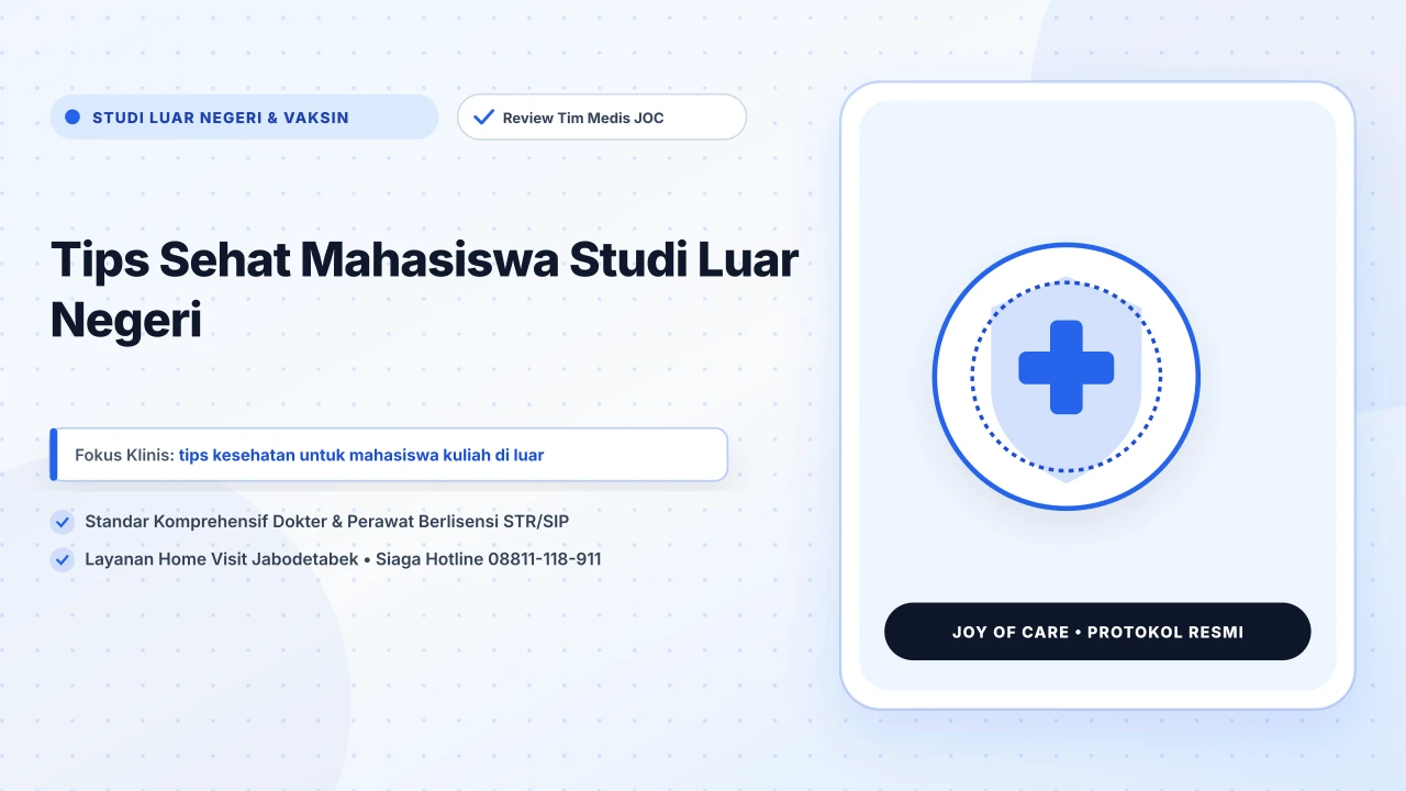 Tips Sehat Mahasiswa Studi Luar Negeri