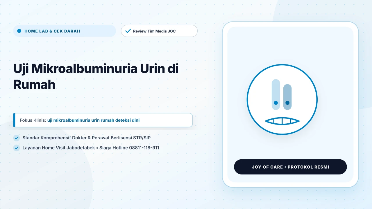 Uji Mikroalbuminuria Urin di Rumah