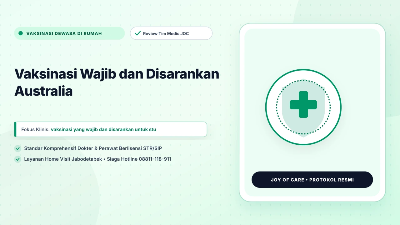 Vaksinasi Wajib dan Disarankan Australia