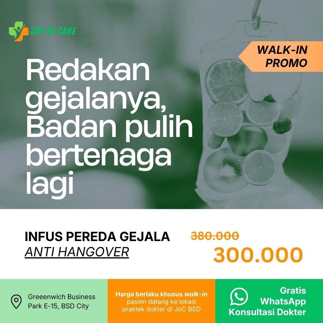 Promo Infus Anti Hangover BSD City