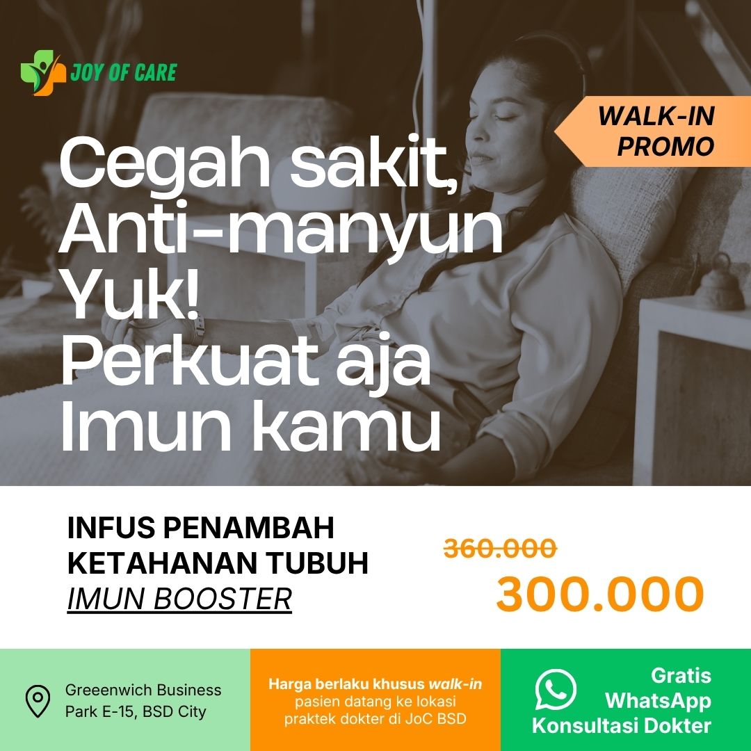 Promo Infus Imun Booster BSD City